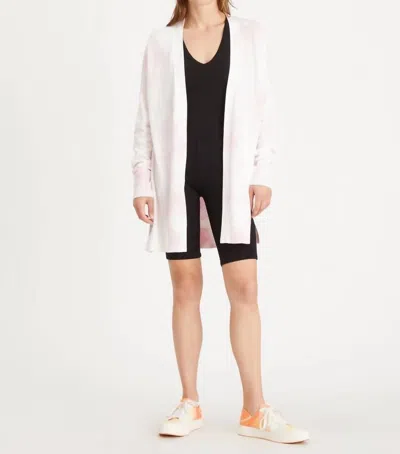 Sanctuary Easy Breezy Cardi In Pink Sherbert Tie Dye In Multi