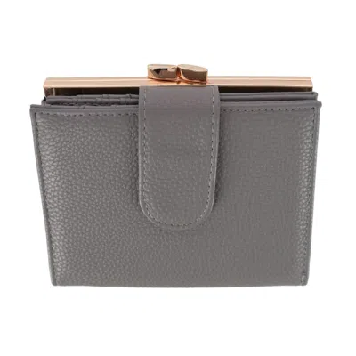 Buxton Women's Beautiful Vegan Leather Lexington Wallet In Beige