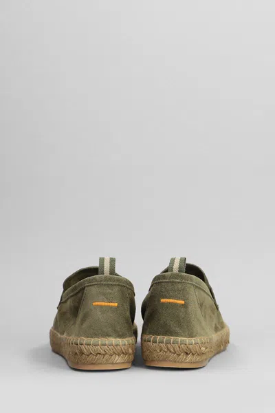 Castaã±er Nacho Suede Espadrilles In Green