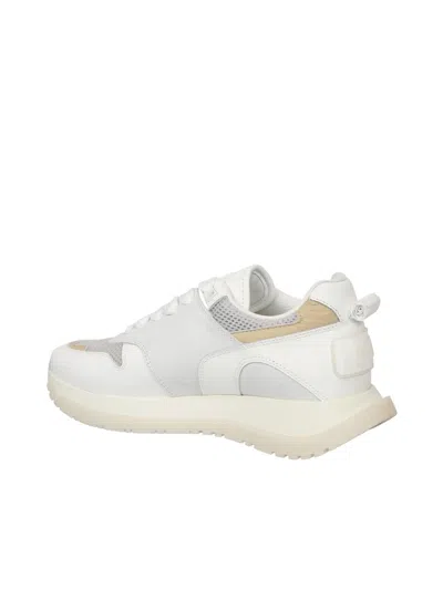 Dsquared2 Panelled Lace-up Sneakers In White
