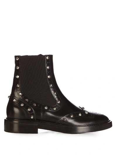 balenciaga papier chelsea ankle boots black