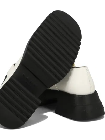 Marni 20mm Mary Jane Leather Shoes In Lily White