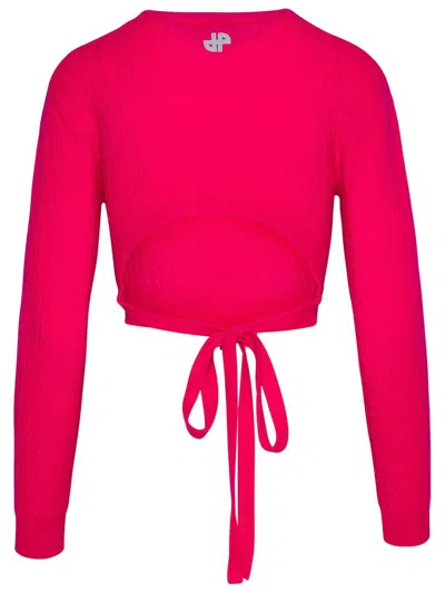 Patou Fuchsia Wool Blend Sweater In Purple
