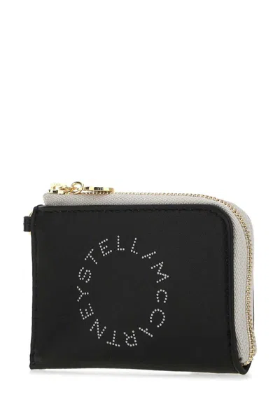 Stella Mccartney Stella Mc Cartney Two Tone Alternappa Card Holder In Multicoloured