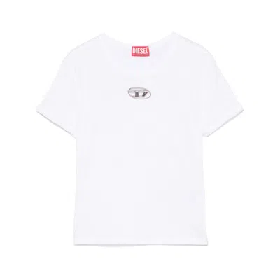 Diesel Crew Neck Short Sleeves Tops In Multicolor