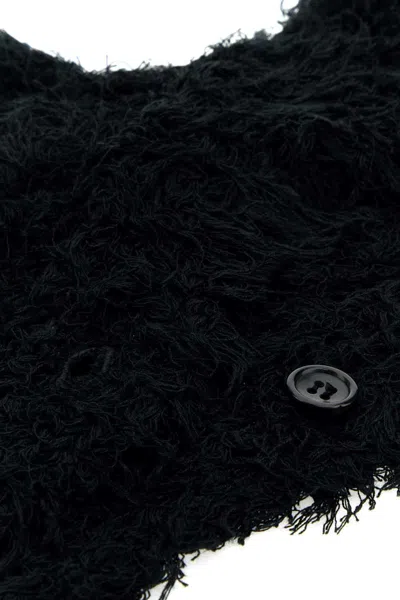 Kiko Kostadinov Black Carla Knitted Hood In Black