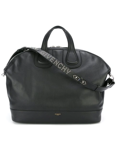 Givenchy Nightingale Top Handle Bag In Nero