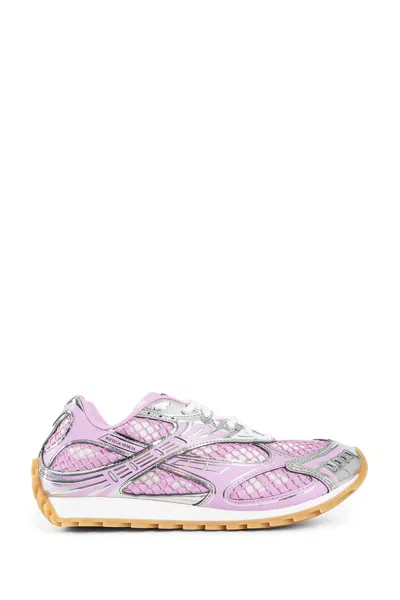 Bottega Veneta Orbit Low-top Mesh Sneakers In Purple