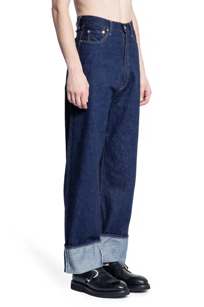 Kapital Man Blue Jeans In Blue