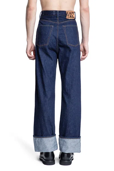 Kapital Man Blue Jeans In Blue