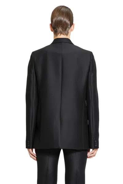 Loewe Wool And Silk Jacket In Black