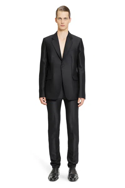 Loewe Wool And Silk Jacket In Black