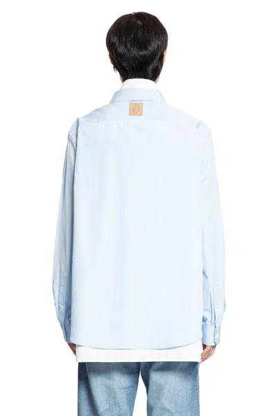 Loewe Men Camicia In Blue