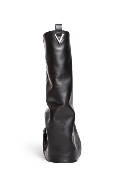 Attico Robin Combat Boots In Black