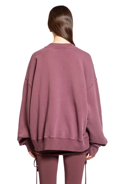 Attico Sweatshirt American Fleece Mauve Fade 863 In Purple