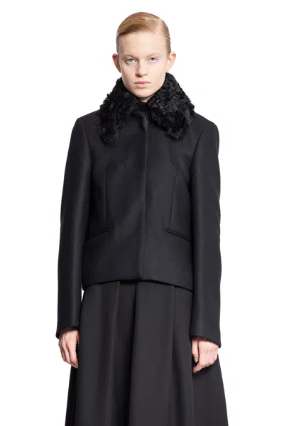 Totême Woman Black Jackets In Black