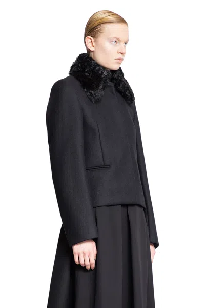 Totême Woman Black Jackets In Black