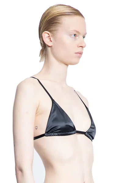 Totême Satin Bralette In Black