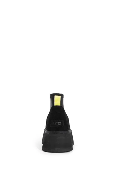 Ugg Mini Platform Ankle Boots In Black