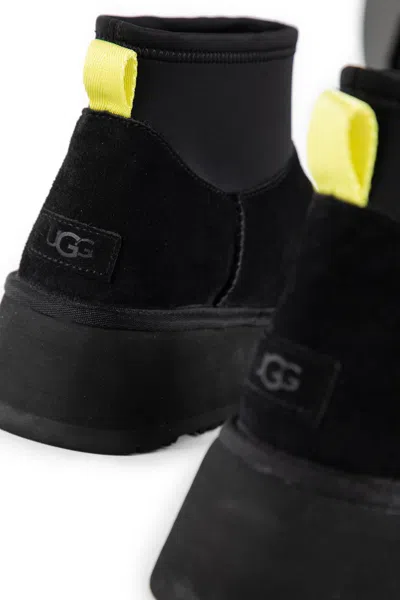 Ugg Mini Platform Ankle Boots In Black
