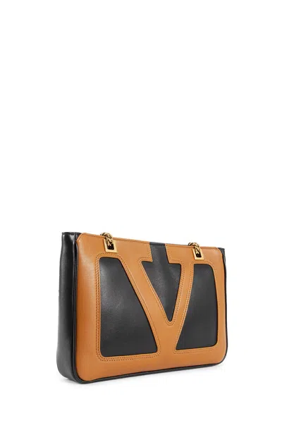 Valentino Chain Strap Two-tone Shoulder Bag Collection In Multicolor