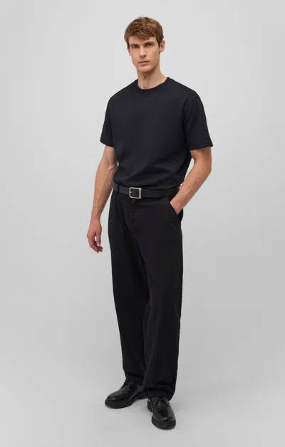 Mavi Short Sleeve Crew Neck T-shirt In Black
