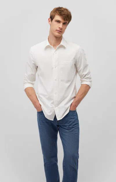 Mavi One Pocket Button-up Shirt In Antique White In White