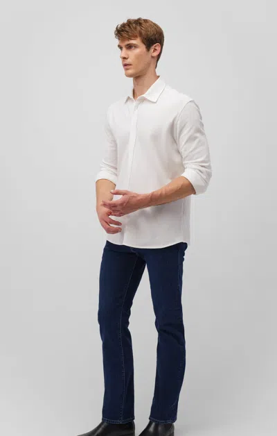 Mavi Long Sleeve Button-up Shirt In Antique White In White