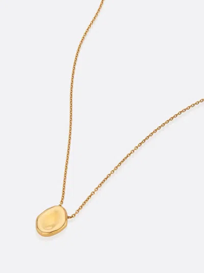 Brochu Walker Golden Waves Molten Pendant Necklace In Yellow Gold