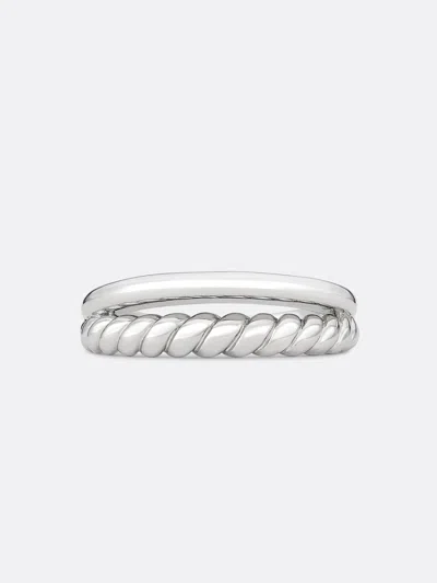 Brochu Walker Icons White Gold Duet Ring In White Gold