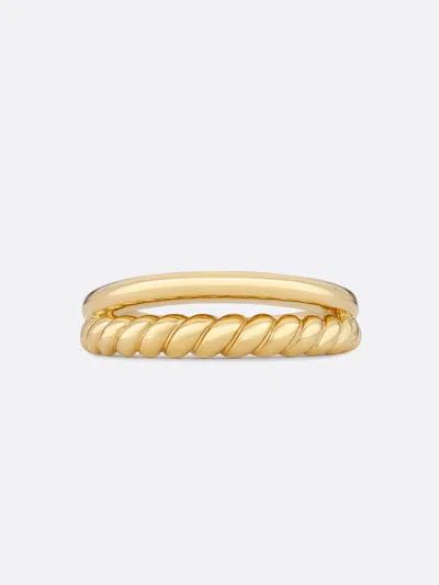 Brochu Walker Icons Yellow Gold Duet Ring In Yellow Gold