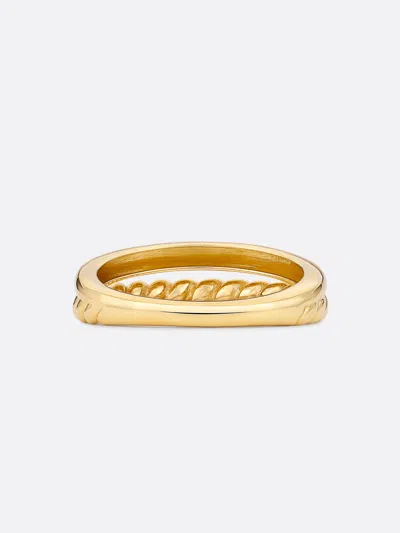 Brochu Walker Icons Yellow Gold Duet Ring In Yellow Gold