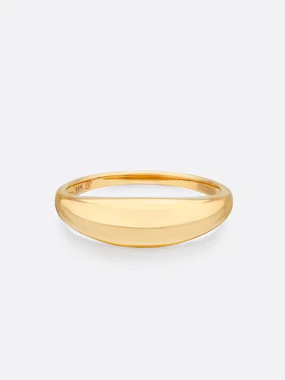Brochu Walker Icons Yellow Gold Everyday Dome Ring In Yellow Gold