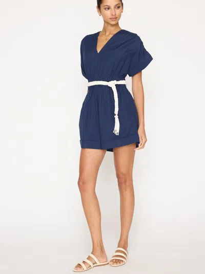 Brochu Walker The Alessia Romper In Navy