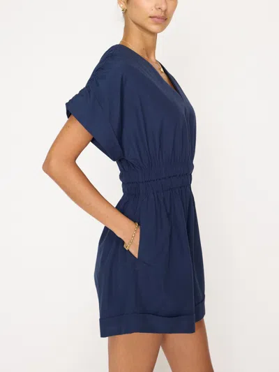 Brochu Walker The Alessia Romper In Navy