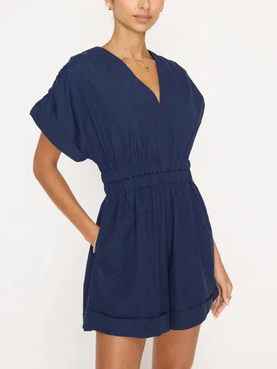 Brochu Walker The Alessia Romper In Navy