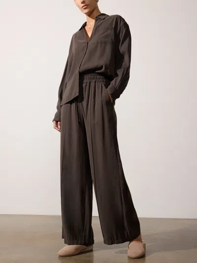 Brochu Walker The Amara Blouse In Licorice