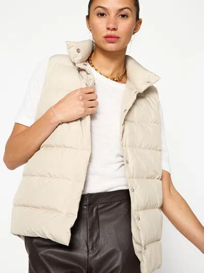 Brochu Walker The Anders Down Vest In Stone