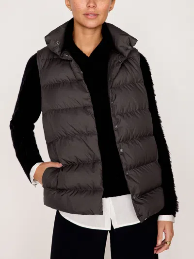 Brochu Walker Anders Vest In Washed Black