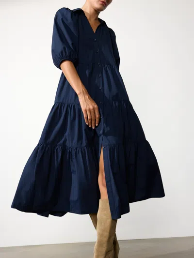 Brochu Walker The Antigua Dress In Navy