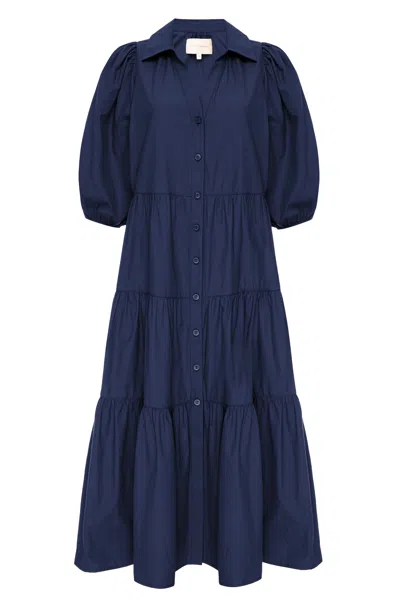 Brochu Walker The Antigua Dress In Navy