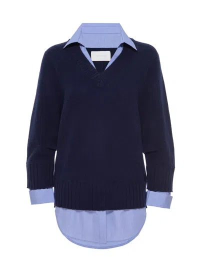 Brochu Walker The Arden Looker In Navy With Oxford