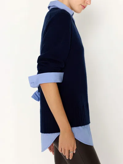 Brochu Walker The Arden Looker In Navy With Oxford