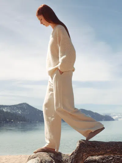 Brochu Walker The Areo Pant In Egret