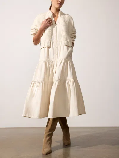 Brochu Walker The Asher Cardigan In Ivory