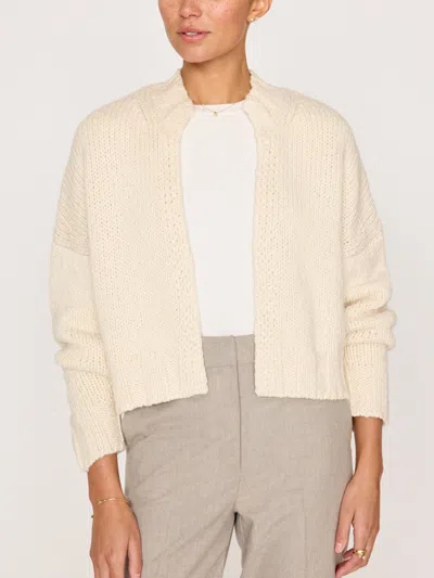 Brochu Walker The Asher Cardigan In Ivory