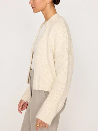 Brochu Walker The Asher Cardigan In Ivory