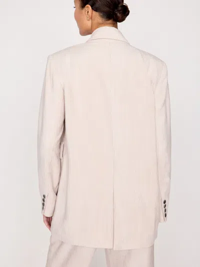 Brochu Walker The Avion Blazer In Perle