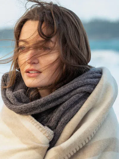 Brochu Walker The Bw Blanket In Bisque Melange Combo