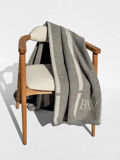 Brochu Walker The Bw Blanket In Sterling Grey Combo